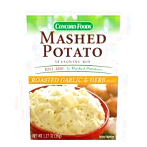 Concord Global Trading Concord Mashed Potato Garlic & Herb Seasoning Mix, 1.27-ounce Pouch