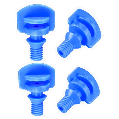 uxcell Micro Sprayer Fan Jet, 360 Degree Refraction Atomized Dripper Hydroponic Garden Irrigation, 50 Pcs (Blue)