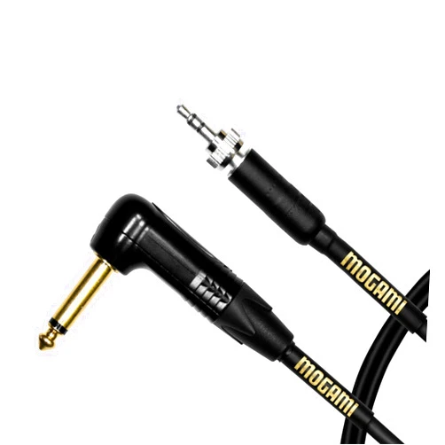 Mogami GOLD BPSE TS-30R Belt Pack Instrument Cable for Wireless Instrument Systems, 1/4