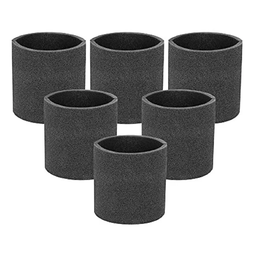HAVACMCKTW Pack Of 6 90585 Foam Sleeve VF2001 Foam Filter Compatible With Shop-Vac compatible with Vacmaster & compatible with Genie Shop Wet & Dry Vacuums Vacuum cleaner spare parts