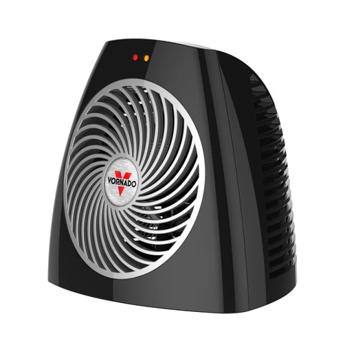 Vornado VH202 Personal Space Heater, Advanced Safety, 2 Heat Settings, Direct Heating, Black