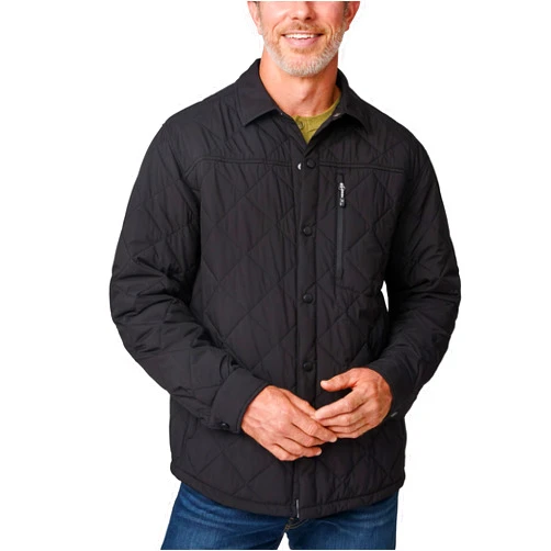 Free Country Men's Quilted Jacket Lightweight Windbreaker Water Resistant Fall Coat Comfortable Casual Workwear-Function II