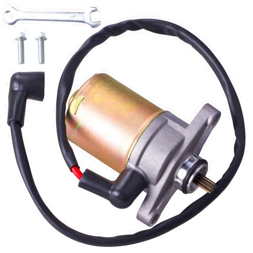 JINGKE 10 Teeth Starter Motor for GY6 49cc 50cc Scooter 139QMB Moped ATV Go Karts TAOTAO SUNL ROKETA Tank Baja