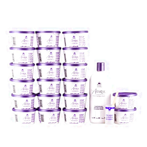 Avlon Affirm Moisture Plus Conditioning Relaxer Kit for Dry Hair & Sensitive Scalp Formula - 20 sing
