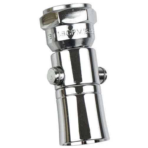 LDR Industries 520 1100CP-18 Water Saving Showerhead with Push Button Flow Control, Chrome Plated Brass