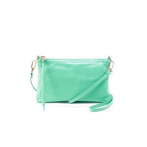 HOBO Darcy Leather Crossbody Bag for Women, Convertible to Baguette and Wristlet