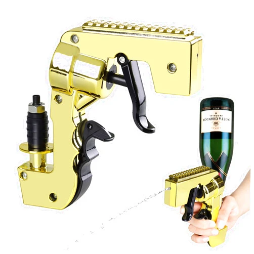 LXTSSIN Champagne Gun Shooter,Beer Gun Shooter,Alcohol Gun Shooter Bottle Beer Squirt Gun Adjustable Dispenser Red Wine for Party Birthday Christmas