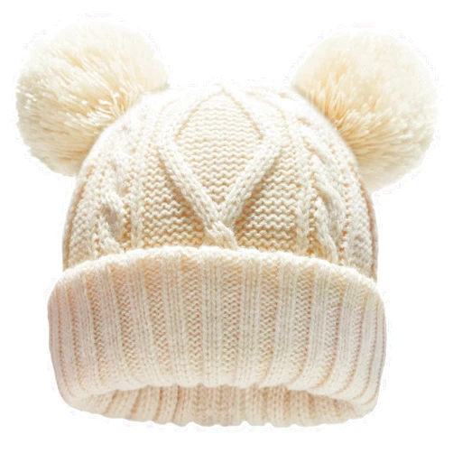 FURTALK Toddler Winter Hat Pom Pom Beanie Knitted Warm Hats for Baby Kids Boys Girls