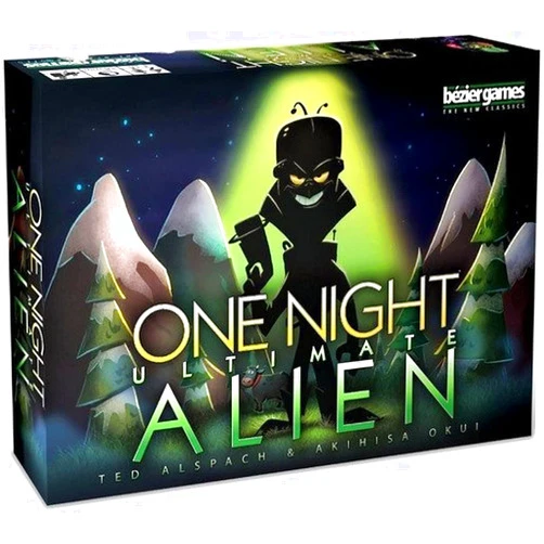 Bezier Games One Night Ultimate Alien, Fun Party Game for Large Groups, Fast-Paced Gameplay, Engaging Social Deduction, Hidden Roles & Bluffing, Great Game for Kids & Families