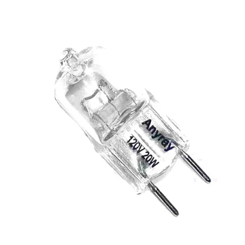 Anyray® A1700X (5)-pack 20 Watt XENON G8 20w 120v T4 Light Bulbs G8 base JCD Type 120 Volt 20Watt Less Than 35mm = 1.38 Inch