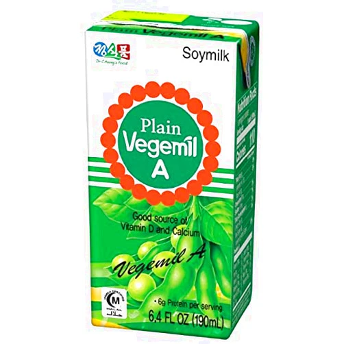 VEGEMÍL Vegemil Plain A (6.4 fl oz a pack of 16), Plain taste, Made in Korea