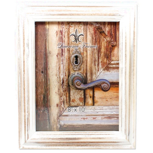 Lawrence Frames 8x10 White Wash Maple Picture Frame, Natual