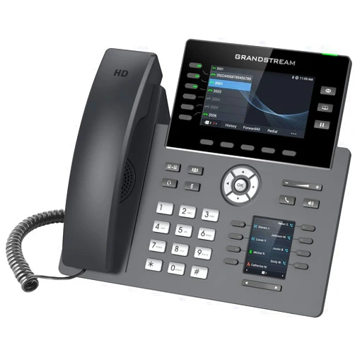 Grandstream GRP2616 IP Phone | 6 Lines, 6 SIP Accounts | 4.3-Inch Color Display | Wi-Fi 5 | Dual-port Gigabit Ethernet with Integrated PoE