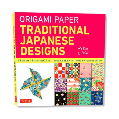 By Tuttle Studio (Editor) Origami Paper - Traditional Japanese Designs - Large 8 1/4