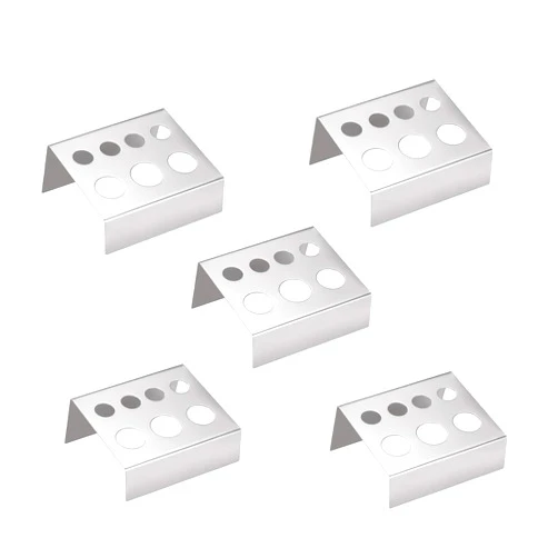 New star tattoo Tattoo Ink Cup Holder,New Star Tattoo 5pcs 7 Holes Stainless Steel Tattoo Pigment Ink Cup Caps Holder Stand Pigment Cup Cap Container Holder Stand for Tattoo Machine Supply