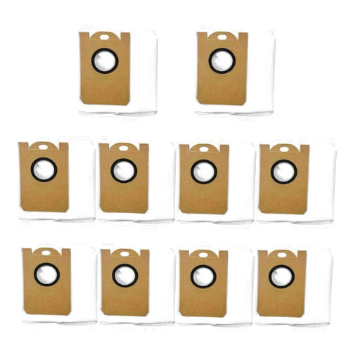 YERXPAFT 10 Pack Disposable Dust Bag Only Replacement for Airzeen Q6 SE/Honiture Q6 SE Robot Vacuum Bags