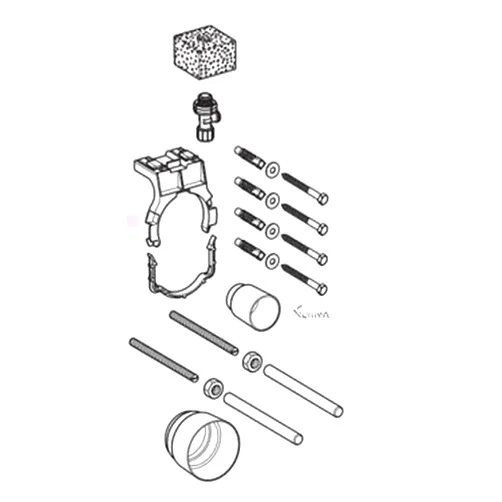 Geberit 242.314.00.1; ; assembly parts duofix up320 us