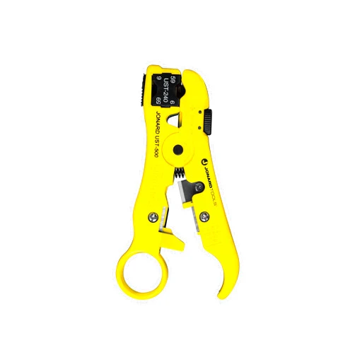 Jonard Tools UST-540 Universal Cable Stripping Tool with Cable Stop for Coax, Network, and Telephone Cables