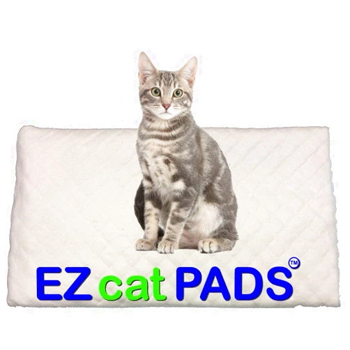 Petfolk 120-EZ Cat Generic Litter Box Replacement Pads with S.A.P. Polymer Gel, Baking Soda Infused Cat Litter Box Pads Makes Litter Box Maintenance a Breeze Measures 16.9