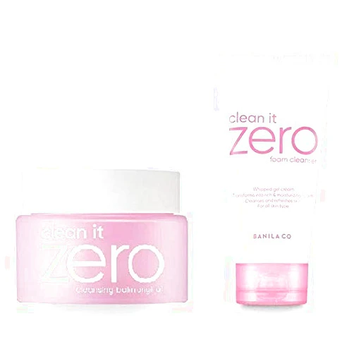 BANILA CO Clean It Zero Original and Foam Cleanser Double Cleansing Duo Set