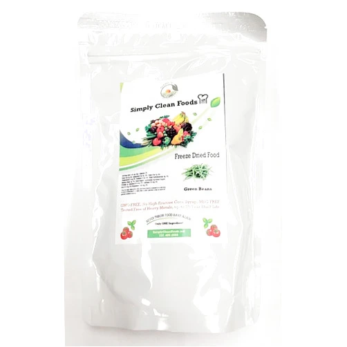 Simply Clean Foods Freeze Dried Green Beans - Non-GMO - Made in USA