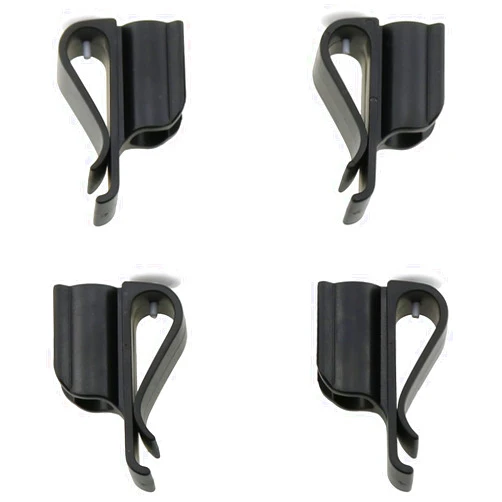 DGZZI On Putter Clamp 4PCS Golf Club Bag Clips Holder Organizer Value Durable Plastic Black Putting Clip Golf Accessories for Men Women Golfer