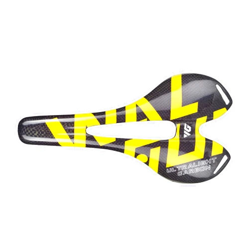 WALGUN WG1050 Full Carbon Saddle Road MTB Mountain Bike Seats for Men Women Lightweight 3k Carbon Bicycle Saddle 143mm with Oval 7 * 9mm Carbon Rail Bike Saddles