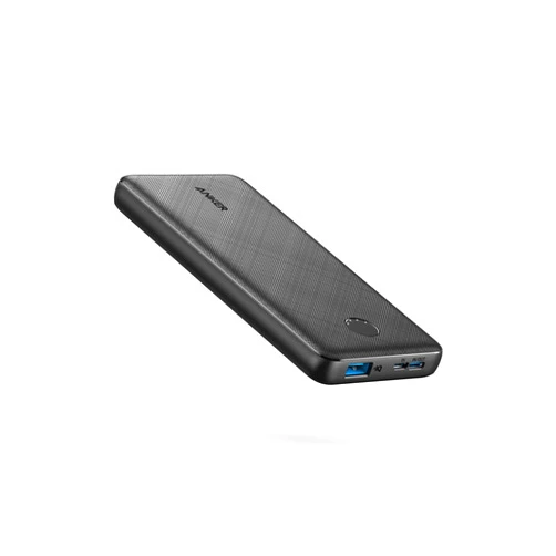 Anker Power Bank(PowerCore 10K),Compact Travel-Ready 10,000mAh Battery Pack with PowerIQ Charging Technology,5V/3A High-Speed Charging for iPhone,iPad,and More (USB-C Input and Output（Black）, 2-Pack)