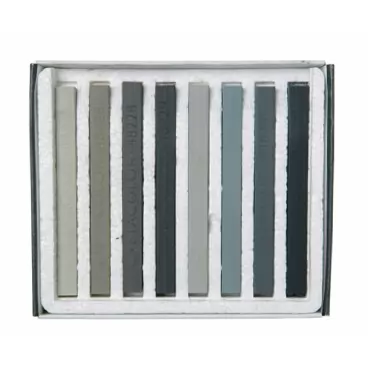 CRETACOLOR Hard Pastel Set, 8 Count (Pack of 1), Gray