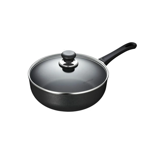 Scanpan Classic Deep Saute Pan, 4 Quart, Black