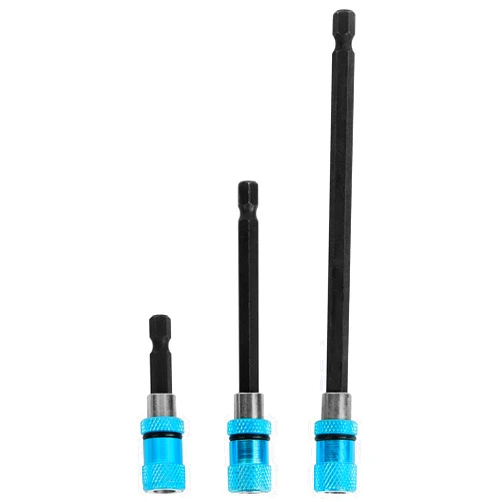 TEGRODEX 3PCS Drill Bit Extension Quick Release Magnetic Bit Holder 2.36