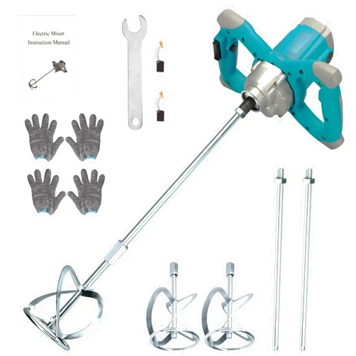 NorthSpoor Electric Handheld Cement Mixer with 6 Speed, 2600W, Handheld Mud Mixer for Motar,Paint, Grout, Plaster