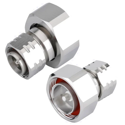 RFetomax 4.3/10 Mini Din Male to 7/16 Din Male Low PIM 160dBc Adapter 4.3-10 Mini DIN Male to L29 Male Aadptor (7/16 male to 4.3/10 male Pack 2)