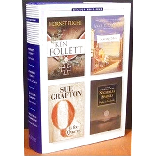 Reader's Digest Association,Ken Follett,Anne D. LeClaire,Sue Grafton,Nicholas Sparks Readers Digest Select Editions (Hornet Flight - Leaving Eden - Q is for Quarry - Nights in Rodanthe)