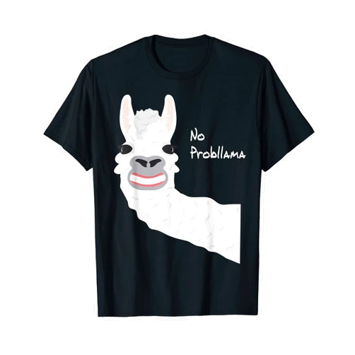 Lama Prob llama Alpaka Geschenk für Frauen Männer Funny Llama Alpaca No Prob llama Gift Men Women T-Shirt