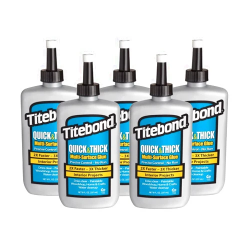 Titebond 2403 Wood Molding Glue, Clear,8-Ounces (Pack of 5)