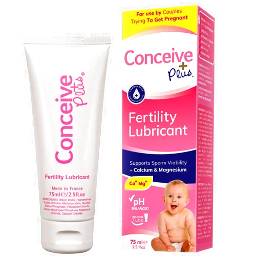 Conceive Plus Fertility Lubricant, Patented Conception Safe Lube, Magnesium and Calcium For Trying To Get Pregnant, 2.5 Ounce Multi-Use Tube 2.5 Fl Oz (Pack of 1)