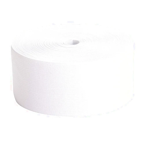 MYUREN 2-1/3 Inch by 10 Yard White Heavy Stretch High Elasticity Elastic Spool Knit Elastic Bands for Sewing