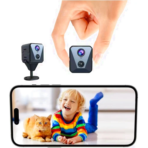 Funstorm Hidden Camera | Spy camera, Improved 2K WiFi Mini Camera, Real-Time View,100 Days Battery Life, Cloud & SD Storage, Clear Night Vision, AI Motion Detection, Security Wireless Camera Nanny Cam