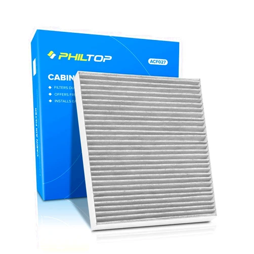 PHILTOP Cabin Air Filter, Replacement for CF11966, Impala, Malibu, Cruze, Colorado, Camaro, Traverse, Equinox, Acadia, Canyon, Terrain, Enclave, Envision, Cabin Filter with Activated Carbon, Pack of 1