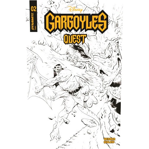 By Gerg Weisman (Author) Garogyles Quest #2 CVR F 10 Copy INCV Lee Line Art Var