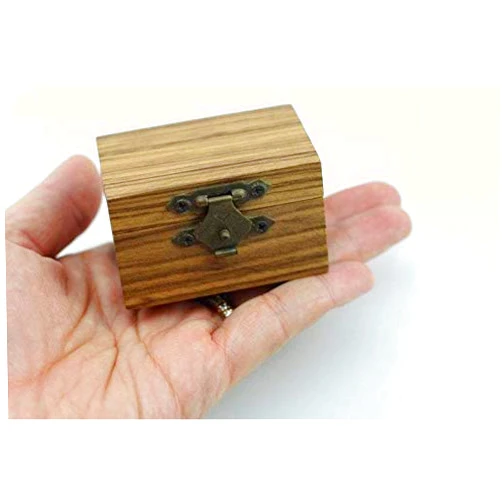 Angie Wood Creations Beautiful Olive Ring Box, Wedding Ring Box, Wood Box