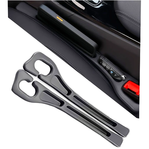 Jocose Moose Car Seat Gap Filler 2-Pack, Universal Fit Soft Foam Car Seat Gap Plug to Fill The Gap Between Seat and Console, Car Seat Crevice Blocker Stop Things from Dropping, Auto Accessories for SUV Truck Sedan