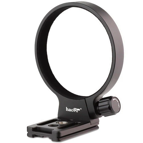 Haoge LMR-SM140 Lens Collar for Sigma 100-400mm f/5-6.3 DG OS HSM Lens for Canon-Mount & Nikon-Mount Tripod Mount Ring Stand Base Built-in Arca Type Quick Release Plate