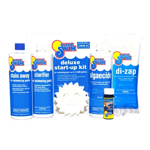 In The Swim Pool Deluxe Opening Chemical Start Up Kit - Above Ground and In-Ground Swimming Pools - Up to 15,000