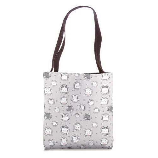 Kawaii Cat Neko Anime Lover Kawaii Japanese Merch Japanese Otaku Japan Fan Anime Cute Kawaii Cat Kitten Paw Tote Bag