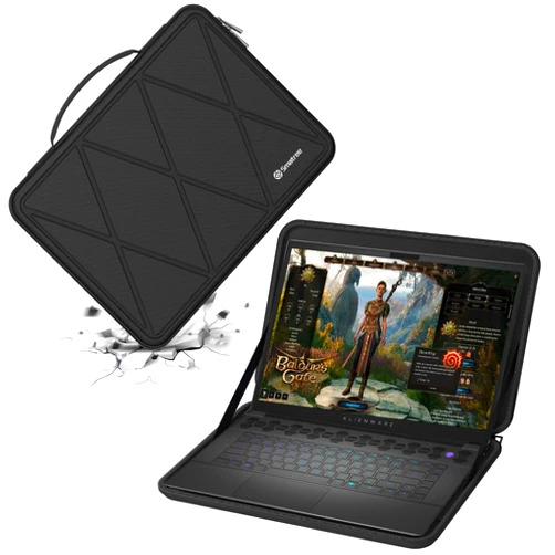 Smatree Hard EVA Protective Sleeve Case Compatible only for 16 inch DELL Alienware m16 R1 Gaming Laptop(NOT FIT Alienware m16 R2!!) (X8321)