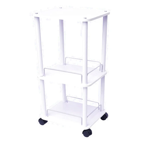 DNYSYSJ Aluminum Beauty Salon Trolley Cart Pedestal Rolling Cart Salon Spa Stand Roller Trolley with Wheel Beauty Instrument Tray Rolling Cart
