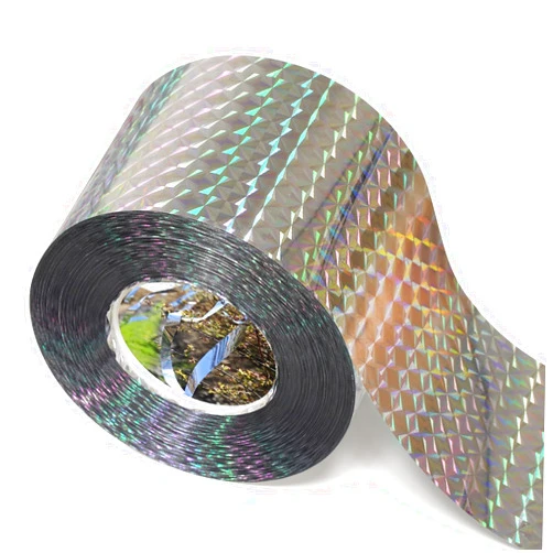 Ruolan Bird Scare Tape Ribbon,Reflective Tape Keep Birds Away Outdoor,Double Side Bird Flash Tape, Scare Geese, Pigeon, Duck, Woodpecker (350FT)