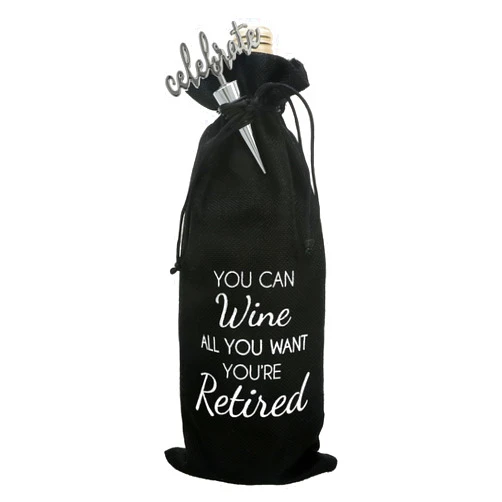 Pavilion Gift Company Retired-13 Wine Gift Bag Set, 13